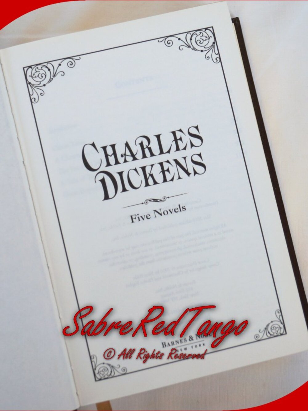 Barnes & Nobel Leatherbound Classic Charles Dickens Five Novels - Picture 3 of 7
